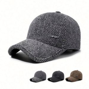 Winter Adjustable Ear <b>Protector</b> Cotton Hat for Men Middle-aged Elderly Outdoor Cold-proof Baseball Cap Warm Thickened Sports Hat - Product Image 2