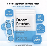 Patch de Sommeil OEM Marque Privée à la Valériane et à l'Ashwagandha, Patch des Rêves pour la Relaxation Nocturne, Autocollant Corporel, Fabricant Grossiste