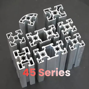 Norme européenne 4545S profilé en alliage <span class=keywords><strong>d</strong></span>'<span class=keywords><strong>aluminium</strong></span> léger support de <span class=keywords><strong>tube</strong></span> carré chaîne de montage industrielle personnalisation du cadre - Product Image 6