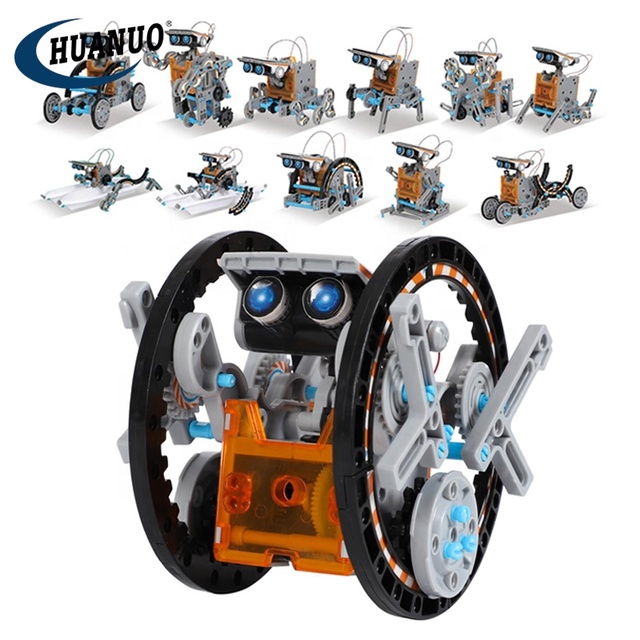 12in1 STEM Solar Robot Kit Educational DIY Solar Power Robotics Building Science Experiment Set for Kids
