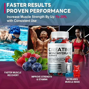 Integratore sportivo gommose monoidrato creatina per la crescita muscolare 90 Gummies <span class=keywords><strong>GMP</strong></span> certificate - Product Image 4