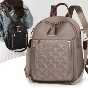 Anti Theft Waterproof Oxford Designer <strong>Backpack</strong> Zipper <strong>Women's</strong> Business Fashion <strong>Laptop</strong> Ladies Large Capacity Travel Luxury Girls - Product Image 1