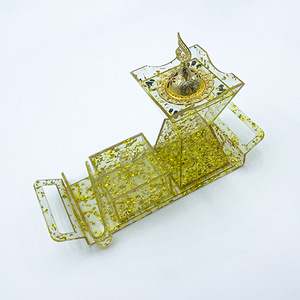 <b>Acrylic</b> <b>Storage</b> Rack Rectangular Detachable Transparent Display Stand For Aromatherapy Middle Eastern Decor YZ-861070-1 - Product Image 1
