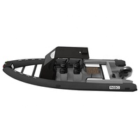 Bateaux pneumatiques gonflables en aluminium RHIB 760 de 25 pieds pour la croisière, à vendre