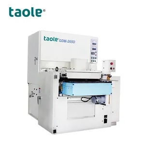 GDM-265D TAOLE Japanese durable sanding belt sheet metal deburring machine Slag remove specially done by frame cutting
