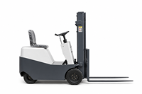 Chariot élévateur électrique à 3 roues avec mât triplex à déplacement latéral complet, batterie au lithium, chariot élévateur, vente en gros d'usine, CE ISO