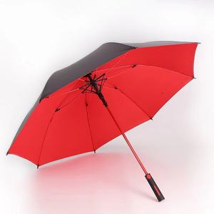 Paraguas de Golf QX Personalizado de Alta Calidad, Tamaño Grande, Varillas de Color, Recto, 27 Pulgadas, 8K, Semi-Automático - Product Image 1