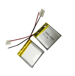 Baterai kapasitas tinggi 3.7V 753030 650mAh KC UI sertifikat OEM baterai Li-ion isi ulang baterai Lithium untuk perangkat pintar