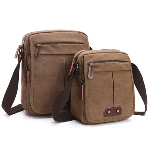 Crossbody Sling Tas Reizen Canvas Messenger Bag Hoge Kwaliteit Crossbody Tas