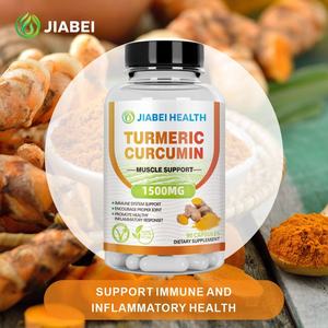 Capsules de Curcuma et Curcumine Personnalisées pour Adultes de l'Usine Jiabei – Soutient le Système Immunitaire – Extraits d'Herbes OEM/ODM - Product Image 3