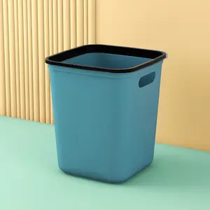 创意家居大厕所客厅厨房卧室办公室开放式纸桶篮带压力环垃圾桶模型