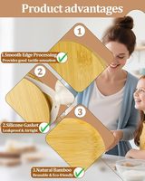 Remplacez le couvercle en bois par un couvercle en verre avec joint en silicone anti-fuite intégré.