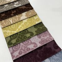 100% Polyester troupeau Super doux velours en peluche résistant aux taches imperméable chaîne tricoté tissu décoratif pour canapé oreiller meubles