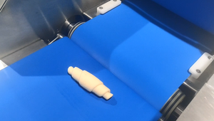 Machine de fabrication de croissants surgelés CE 40g, machine de mise en forme de rouleaux croissants crus, machine de boulangerie pour les entreprises - Product Image 5