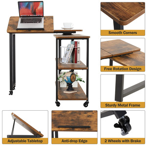Source Manufacturers Sofa <strong>Side</strong> <strong>Table</strong> Storage Mobile Sofa <strong>Table</strong> Can Be <strong>Rotated</strong> and Tilted Plate and Laptop Support <strong>Side</strong> <strong>Table</strong> - Product Image 5