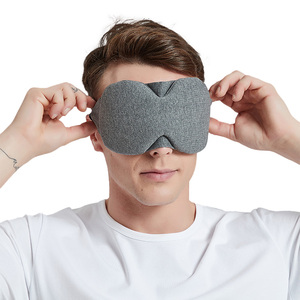 <span class=keywords><strong>Masque</strong></span> <span class=keywords><strong>de</strong></span> sommeil en <span class=keywords><strong>coton</strong></span> <span class=keywords><strong>de</strong></span> qualité avec sangle élastique Couverture <span class=keywords><strong>de</strong></span> <span class=keywords><strong>nuit</strong></span> occultante douce et confortable pour la maison et les voyages en avion - Product Image 3