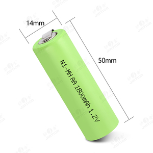 NIMH AA 1800 мАч 1,2 В <span class=keywords><strong>Ni</strong></span>-<span class=keywords><strong>MH</strong></span> аккумуляторная батарея AA с паяльными вкладками для солнечных фонарей Polic сканер фонарик - Product Image 2