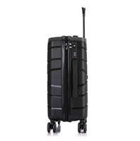 Valise de voyage de haute qualité pour le marché coréen, valise rigide 100% polypropylène PP, cadre métallique
