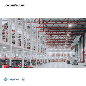 Nhà kho thương mại Kết Cấu Thép đúc sẵn nhà xưởng công nghiệp nhẹ xây dựng dịch vụ hàn tiêu chuẩn ASTM - Product Image 1