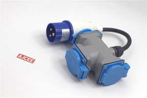 AJCEE 3pin 220V 16A Ip44 Nhân Ổ Cắm Công Nghiệp Với Dây Cáp Và Phích Cắm Với CE - Product Image 5