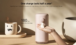 <span class=keywords><strong>Dispensador</strong></span> <span class=keywords><strong>automático</strong></span> <span class=keywords><strong>de</strong></span> <span class=keywords><strong>jabón</strong></span> <span class=keywords><strong>Xiaomi</strong></span>, espuma al detectar contacto, sin contacto, IPX5, resistente al agua, batería <span class=keywords><strong>de</strong></span> larga duración, <span class=keywords><strong>dispensador</strong></span> inteligente para limpiar las manos - Product Image 4