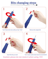 Offre Spéciale – Ponceuse à Ongles Professionnelle 210 Puissante 35000 tr/min – Micromoteur Électrique Silencieux et à Faible Vibration pour Manucure