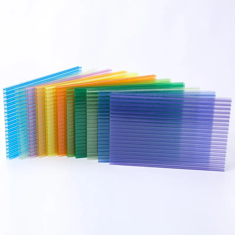 Bayer 100% Bayer Virgin Material 4/6/8/10/12 Mm Polycarbonate Hollow Panel