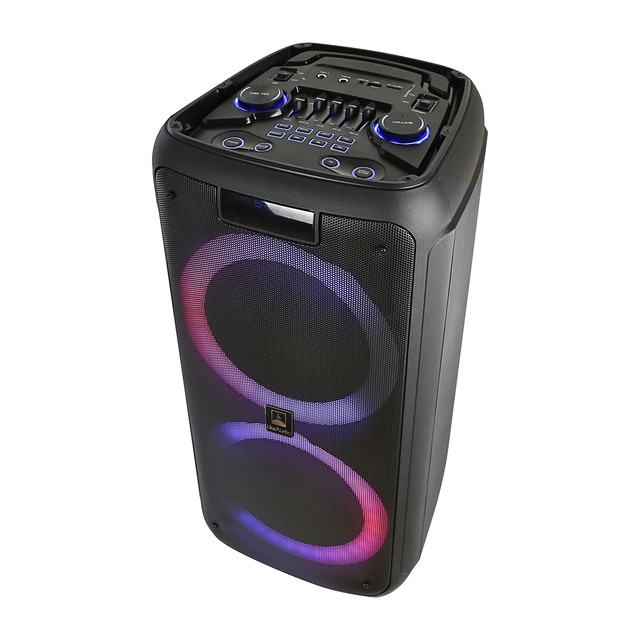 V Double 8-Inch Bluetooth Party Speaker with Bass Powered Portable Subwoofer Wireless Connection Hifi Speaker