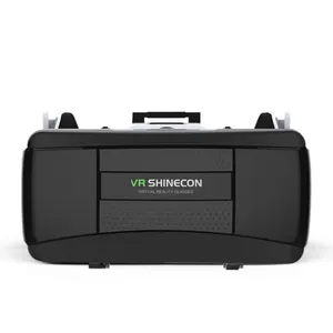 Meilleures ventes Lunettes vidéo 3D de réalité virtuelle <span class=keywords><strong>VR</strong></span> SHINECON G06EB adaptées aux smartphones de 4.7 à 6.1 pouces avec <span class=keywords><strong>casque</strong></span> HiFi - Product Image 2