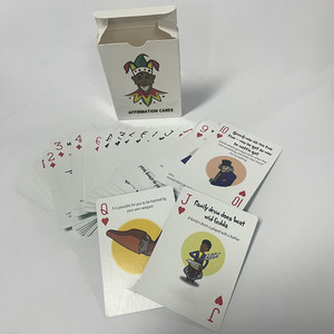OEM thiết kế tùy chỉnh trẻ em tích cực khẳng định Kinh Thánh câu Poker chơi thẻ trò chơi với các tông và in Offset giấy - Product Image 5