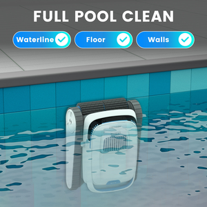 Nettoyeur de piscine robotisé rechargeable portable PCCP402, robot aspirateur de piscine automatique sans fil pour piscines de petite et moyenne taille - Product Image 3
