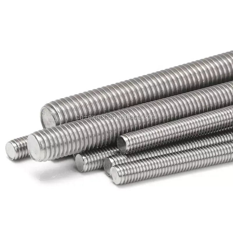 Factory Wholesale DIN 975 Fasteners Price Black Galvanized Zinc Fully Threaded Rod And Studs Threaded Bar Din975