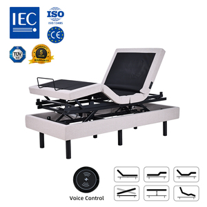 Lit médical réglable en hauteur pour personnes âgées, mobilier hospitalier, lit de soins à domicile pour patients, produit de soins aux personnes âgées, lit Hilow El - Product Image 1