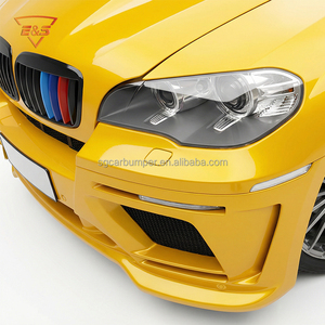 Kit de Carrocería Estilo <span class=keywords><strong>HM</strong></span>, Parachoques de Material FRP, Faldones Laterales, Alerón, para BMW X6 E71 08-15, Actualización a Estilo <span class=keywords><strong>HM</strong></span> - Product Image 6