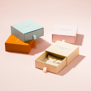 Изготовленный на заказ оптовая продажа с логотипом мини-ящик бумажное ожерелье коробка для ювелирных изделий упаковка коробка для ювелирных изделий подарочные коробки для ювелирных изделий - Product Image 5