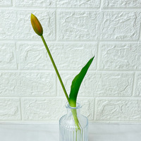 Tige de tulipe artificielle, fleur artificielle, verdure, bouquet écologique pour la décoration de mariage et de la maison