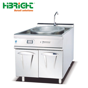 HIBRIGHT Table de réfrigérateur à salade commerciale en acier inoxydable AC 220V Utilisation de la restauration pour les restaurants - Product Image 4