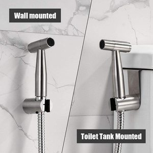 Распылитель для биде Aquacubic из нержавеющей стали с шлангом - Product Image 2
