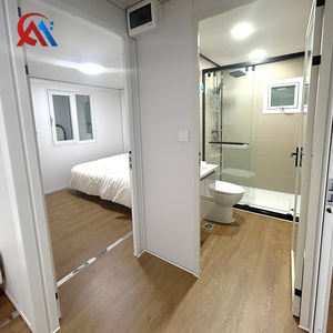 Casa Container Cinese da 20 Piedi con 2 Camere da Letto, 1 Soggiorno e Cucina Open Space, Casa Container Prefabbricata Espandibile con Cortile - Product Image 6