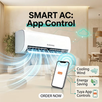AC Split Rumah Tangga Smart WiFi Kontrol Jarak Jauh Aplikasi Tuya Koneksi Mudah Hemat Energi Pendingin Udara Terpasang di Dinding