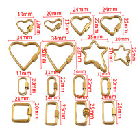 Mousqueton à vis en acier inoxydable résistant au ternissement, breloques pour collier, bracelet, bijoux, accessoires, fermoirs, vente en gros