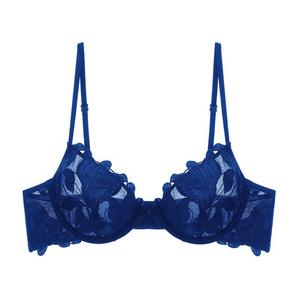 Ensemble de lingerie 3 pièces sexy : soutien-gorge, culotte et bas, avec soutien-gorge sexy brodé en tulle ultra profond en V pour femme, ultra-séduisant - Product Image 6