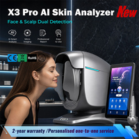Analyseur de peau intelligent X3 Pro 2026, nouvelle technologie IA, miroir magique intelligent, scanner de peau du visage pour un service d'analyse de la peau personnalisé