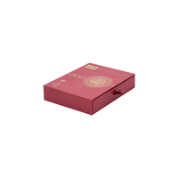 Logo de luxe en feuille d'or, 10 pièces, papier fantaisie spécial, carton, tiroir à bijoux, boîte-cadeau avec ruban, étiquette de poignée