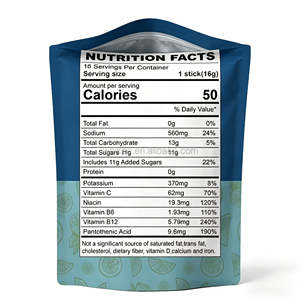 Poudre d'électrolytes <span class=keywords><strong>sans</strong></span> <span class=keywords><strong>sucre</strong></span> OEM, marque privée, mélange pour boisson hydratante, compatible Keto, supplément sportif avec zinc, vitamines B et B12 - Product Image 3