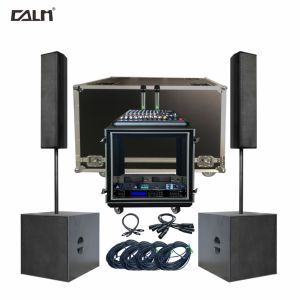 Calm <span class=keywords><strong>PRO</strong></span> <span class=keywords><strong>AUDIO</strong></span> 18 ''PA ลำโพงซับวูฟเฟอร์ระบบเสียงระดับมืออาชีพ8นิ้วแถวแถวคอลัมน์ลำโพงช่วงเต็มสำหรับ MF4844เหตุการณ์ + MF18S - Product Image 1
