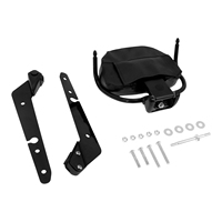 Siège solo de moto avec dossier amovible et kit de support métallique pour Harley Sportster XL 883 1200 Iron Forty Eight 2004-2025