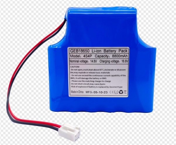 GEB 4S4P Rechargeable 18650 4S4P 14.8V 8800mAh Lithium Battery Pack LED Light Lithium Ion Batteries 8800mAh