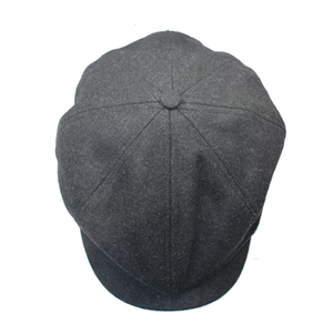 Custom Autumn Winter Classic Solid <strong>Flat</strong> Peaked Newsboy Wool <strong>Cap</strong> Men <strong>Women</strong> Painter Octagonal Beret <strong>Cap</strong> - Product Image 2
