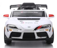 Voiture électrique pour enfant Toyota GR Supra GT4 sous licence, 12V, avec télécommande 2.4G